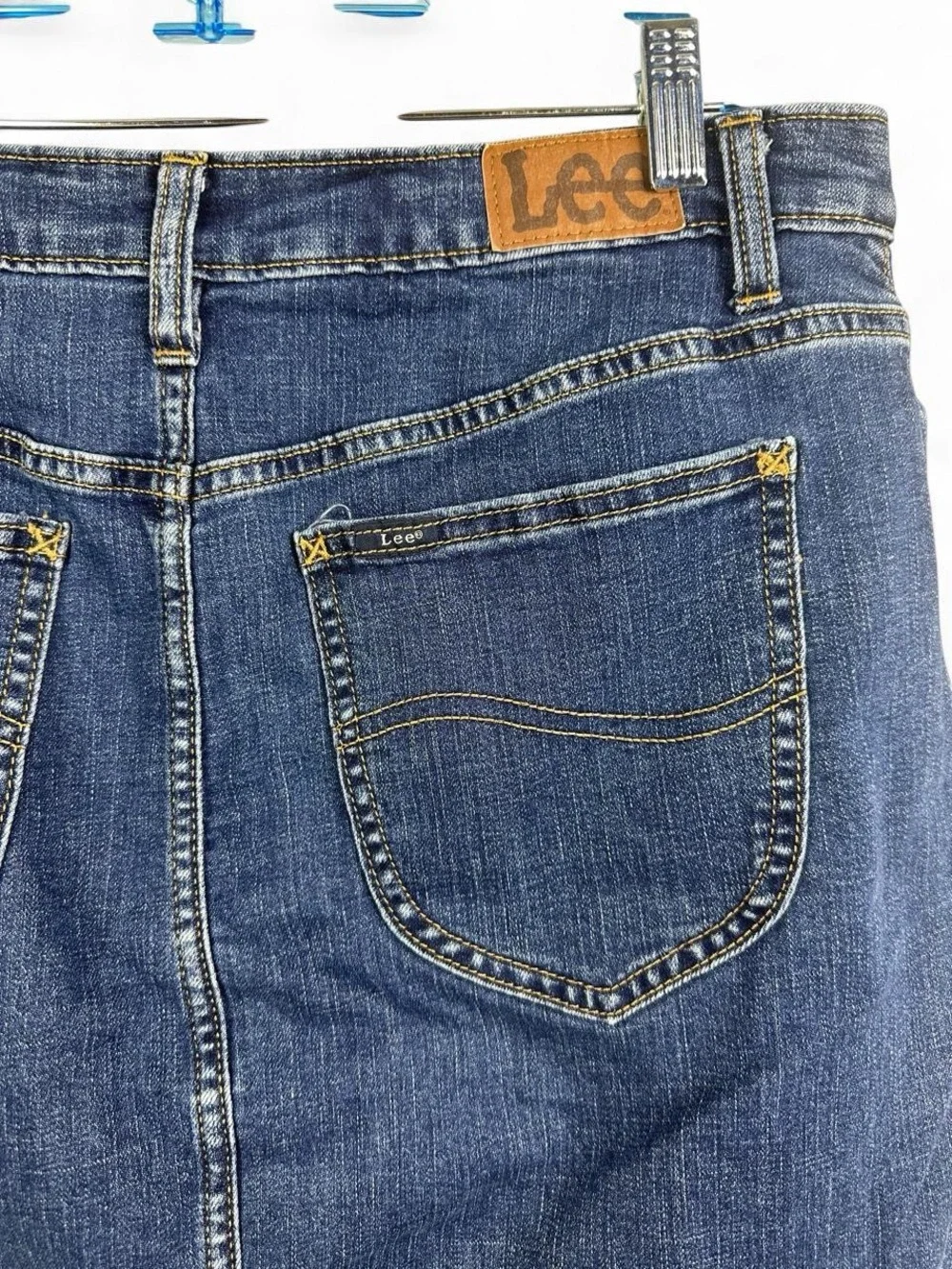 Classic Blue Denim Mini Skirt - Women